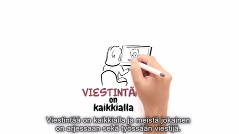 Thumbnail for Hankeviestintä-piirrosvideo