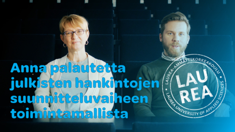 Thumbnail for Julkisten hankintojen suunnittelun toimintamallista pyydetään palautetta