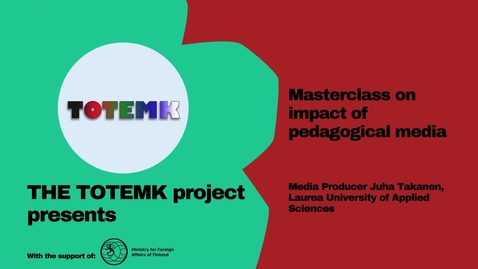 Thumbnail for Masterclass on impact of pedagogical media