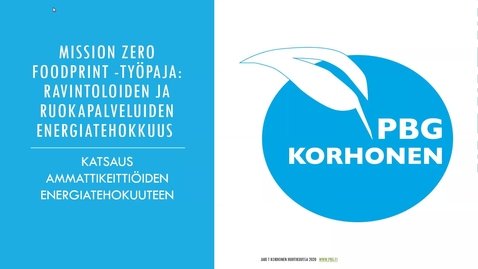 Thumbnail for Virtuaalityöpaja: Ravintoloiden ja ruokapalveluiden Energiatehokkuus 1 - katsaus ammattikeittiöiden energiatehokkuuteen