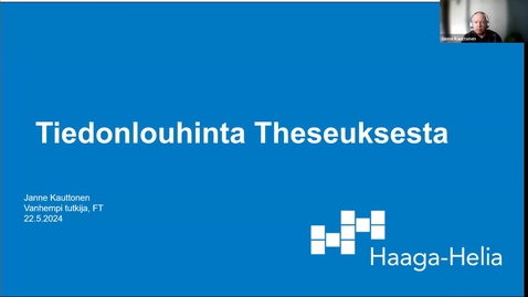 Thumbnail for Theseus webinar 24.5.2024