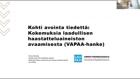 Thumbnail for Avoin TKIO -webinaari