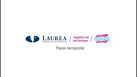 Thumbnail for Thesis template instructions