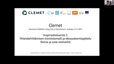 Thumbnail for Krista Keränen: Yhteiskehittämisen toimintamalli ja ekosysteemiajattelu