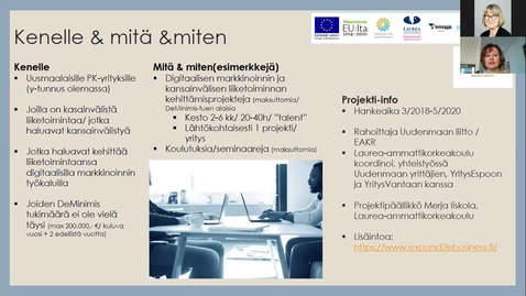 Thumbnail for E2eB Menesty kansainvälisillä markkinoilla seminaari 23_4_2020