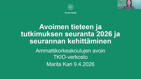 Thumbnail for Avoin TKIO -webinaari
