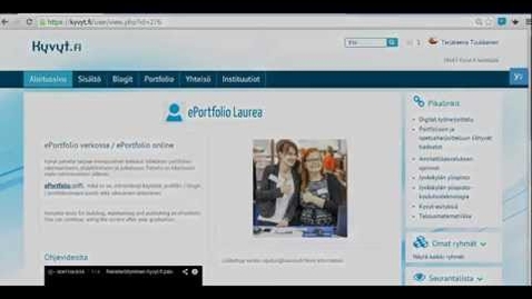 Thumbnail for Portfoliosivun katseluoikeudet Kyvyt.fi palvelussa - Quiz