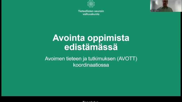 Thumbnail for channel Avoin oppiminen ja avoimet oppimateriaalit