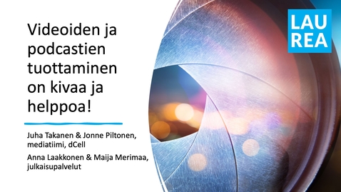 Thumbnail for Aamuklinikka 28.11.2023: Videoiden ja podcastien tuottaminen on kivaa ja helppoa!