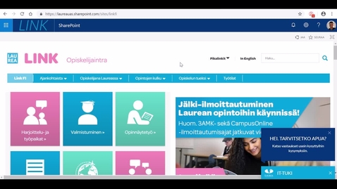 Thumbnail for Perehdytys: Näin löydät työharjoittelupaikat LINK:istä