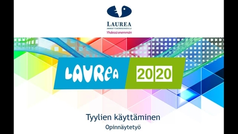 Thumbnail for Tyylien käyttäminen