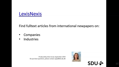Thumbnail for Nexis Uni UK