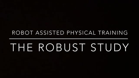 Thumbnail for Robot assisted physical training