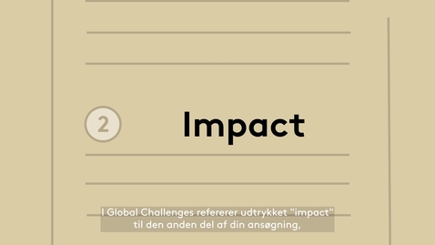 Thumbnail for Global Challenges: Explainer 2 - Impact
