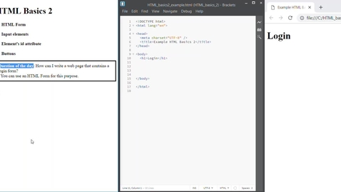 Thumbnail for HTML Basics 2