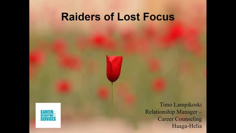 Thumbnail for Raiders of Lost Focus: How to Increase Your Attention Span