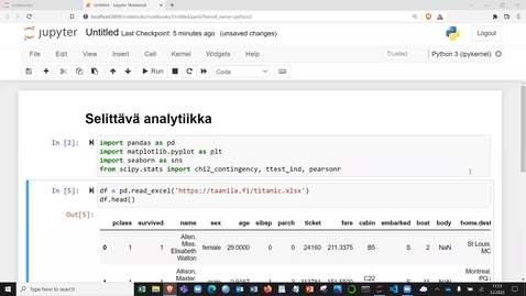 Thumbnail for Selittävä analytiikka