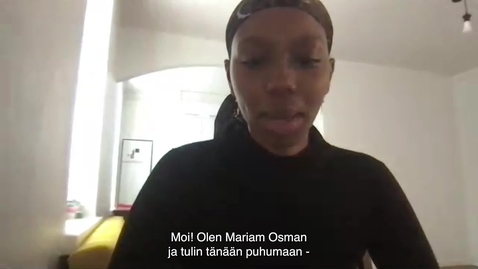 Thumbnail for Mariam Osman, Start Up Refugees, Community and Pedagogical Coordinator: Maahantulijoiden  osaamisen hyödyntäminen,