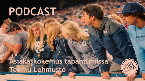 Thumbnail for Asiakaskokemus tapahtumissa