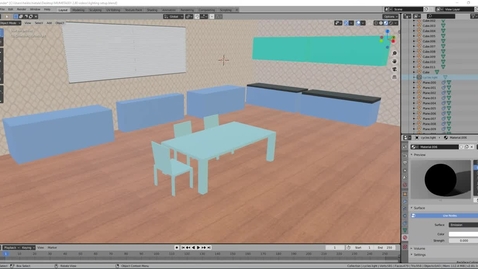 Thumbnail for 10 Basic lighting with lamps and Emission material - OK for 4.2.6