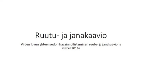 Thumbnail for Ruutu- ja janakaavio