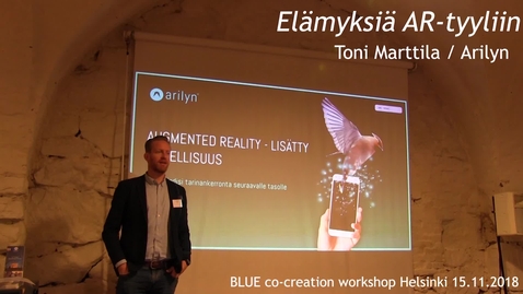 Thumbnail for BLUE co-creation Arilyn Helsinki 15.11.2018