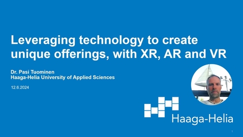 Thumbnail for EuroEmotour_2024_Leveraging technology to create unique offerings, with XR, AR and VR
