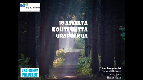 Thumbnail for 10 askelta kohti uutta urapolkua