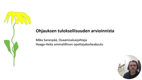 Thumbnail for Luento ohjauksen tuloksellisuudesta ja vaikuttavuudesta