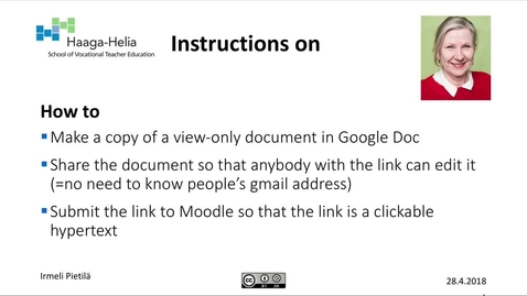 Thumbnail for How to: Make a copy of a Google Doc and get a shareable link