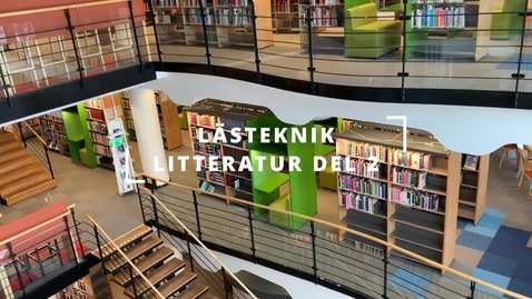 Thumbnail for Lästeknik litteratur del 2