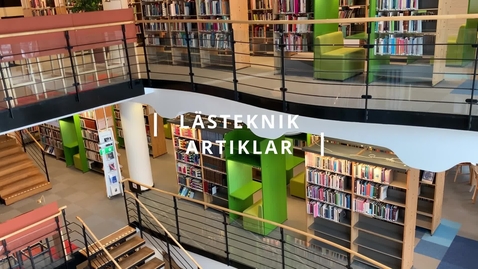 Thumbnail for Lästeknik artiklar