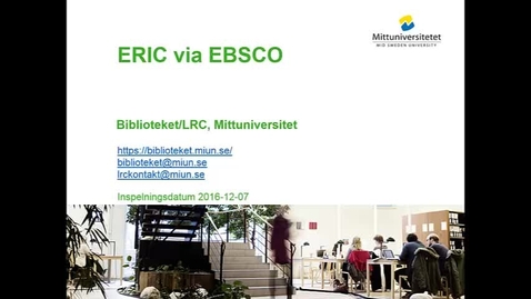 Thumbnail for Eric via EBSCO