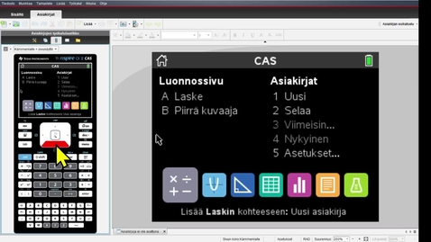 Thumbnail for Raja-arvo CAS-laskimella (TI nSpire CX CAS)