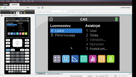 Thumbnail for Laskimen vaihto asteille tai radiaaneille (TI nSpire CX CAS)