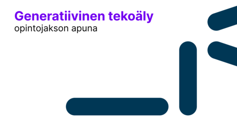 Thumbnail for Generatiivinen tekoäly opintojakson apuna 12.9.2025