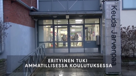 Thumbnail for Erityinen tuki ammatillisessa koulutuksessa