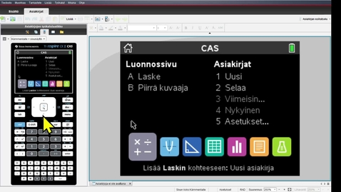 Thumbnail for Kosinilause laskimen solvessa (TI nSpire CX CAS)