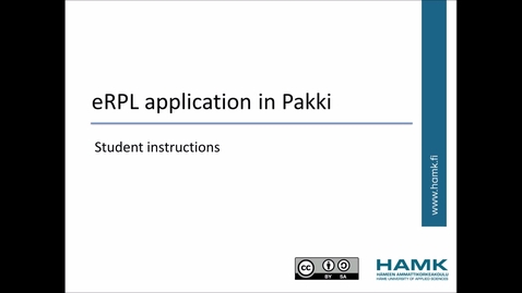 Thumbnail for Pakki Student Instructions: Work Experience to Credits (RPL)