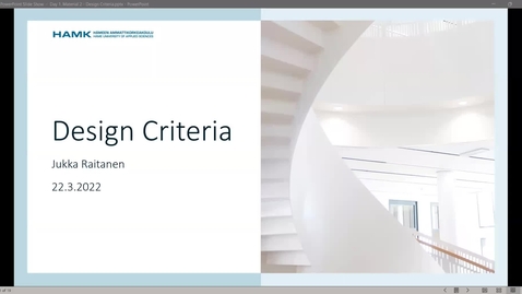 Thumbnail for Zambian workshop 2, Day 1 - Design Criteria