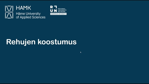 Thumbnail for Rehujen koostumus