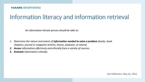 Thumbnail for Information Search