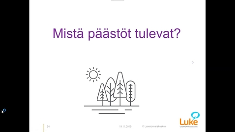 Thumbnail for Mistä päästöt tulevat ja miten etsiä ratkaisuja - miten varautua?