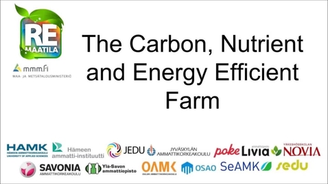 Thumbnail for Carbon, Nutrient and Energy Efficient Farm 2016-2018