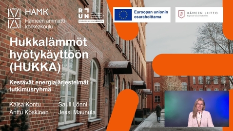 Thumbnail for HUKKA-hankkeen tulosten esittelyvideo