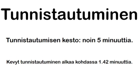 Thumbnail for Tunnistautuminen HAMKin tunnistautumispalvelussa