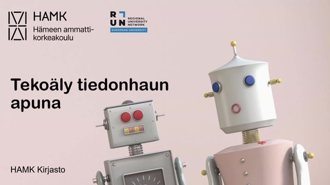Thumbnail for Tekoäly tiedonhaun apuna