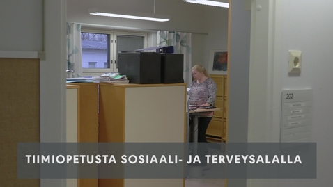 Thumbnail for Tiimiopetusta sosiaali- ja terveysalalla