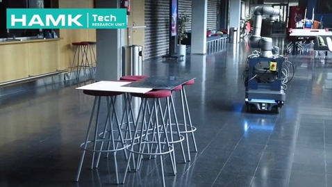 Thumbnail for Robot positioning relative to task workspace - simulation