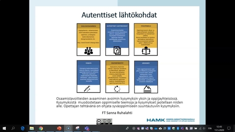 Thumbnail for 2. Autenttiset lähtökohdat